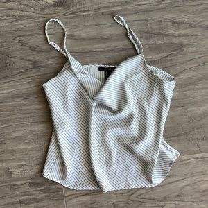 FREE Cropped cowl neck top